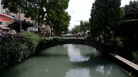 La Sorgue river in 4k Stock Footage 96499107