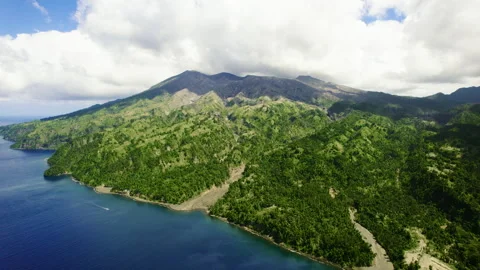 La Soufriere Volcano Stock Footage 339633797