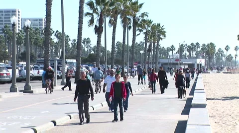 LA StaMonica-17a Stock Footage 1071801