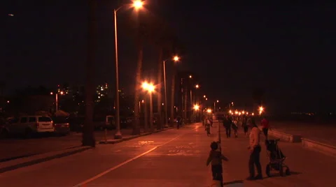 LA StaMonica-98a Stock Footage 1072107