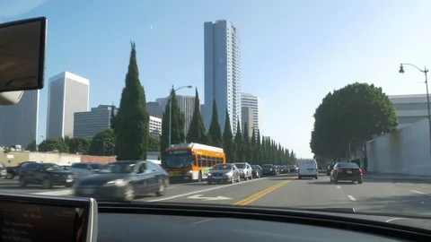 LA Streets Stock Footage 123624864