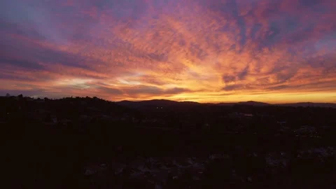 LA Suburbs at Sunset Timelapse Stock Footage 221207815