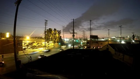 LA Sunset Vídeos de archivo 119300714