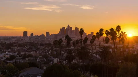 LA Sunset Timelapse Vidéo 232437632