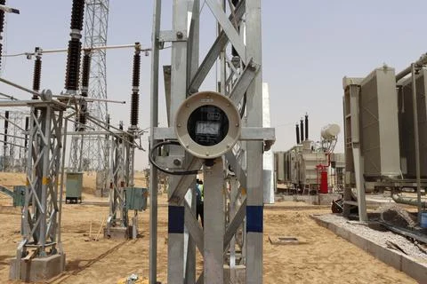 LA in switchyard  Foto stock