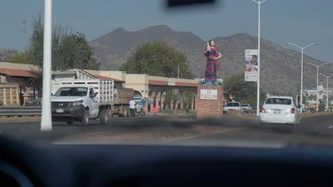 La Tequilera Statue Stock Footage 122717070