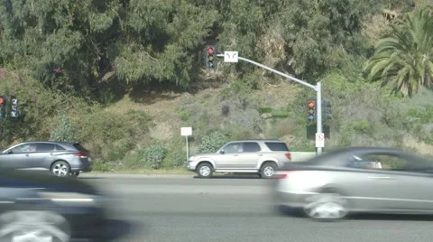 LA Traffic Video stock 53812225