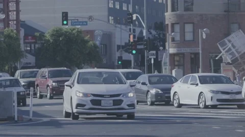 LA Traffic Stock Footage 134582149