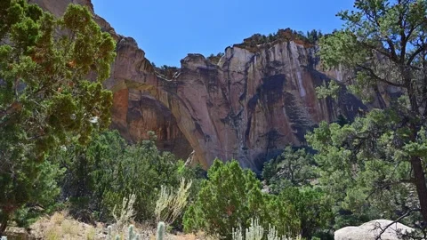 La Ventana Natural Arch, the second-largest natural arch in New Mexico, sit.. Stock Footage 339887821