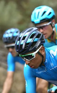 La Vuelta - 20th stage, Plataforma De Gredos, Spain - 14 Sep 2019 Stock Photos