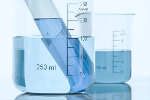 Lab and experimental apparatus,abstract conception,3d rendering. Stock Illustration