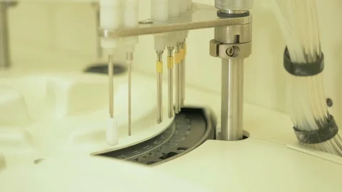 The lab assistant conducts analyzes. Antidote search Stock Footage 85270659