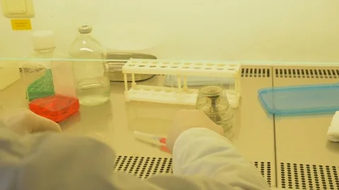  the lab assistant conducts analyzes. Antidote search Stock Footage 85277639