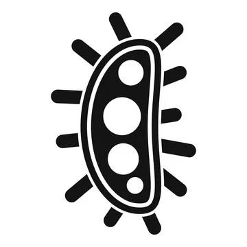 Lab bio bacteria icon simple vector. Health scientist lab Stock Illustration