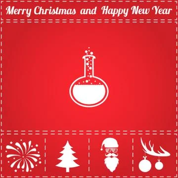 Lab bulb Icon Vector Stock Illustration