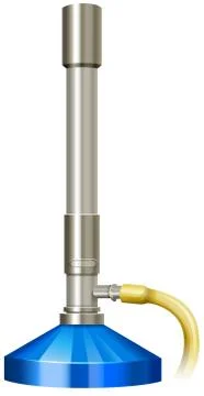 Lab burner in large scale Stock Illustration