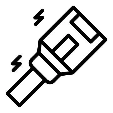 Lab cable icon outline vector. Fiber optic 스톡 일러스트
