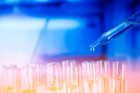 Lab concept background. Stock Photos