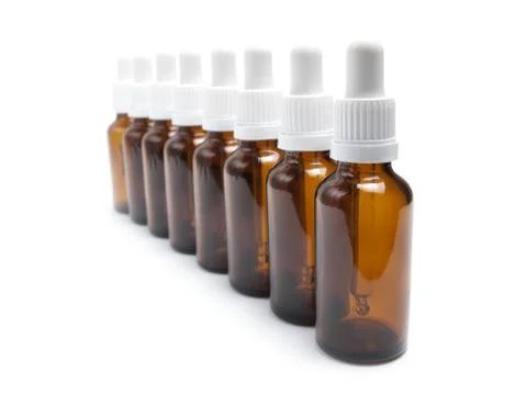 Lab droppers Foto stock