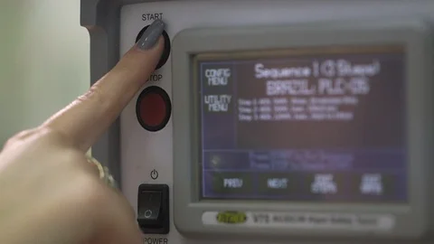 Lab electronic test device Stock Footage 113187284