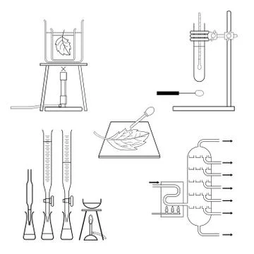 Lab Equipment Stock Illustration