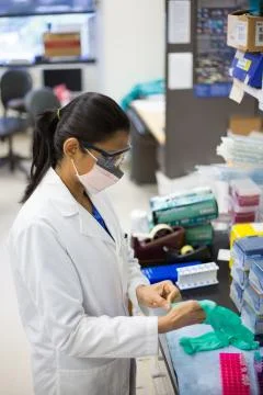 Lab experiments Stock Photos