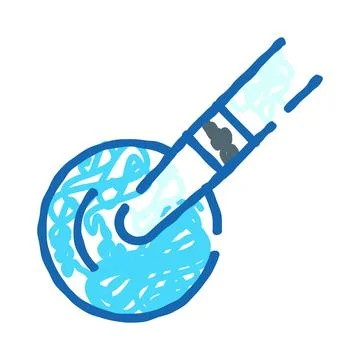 Lab flask beaker mixing liquid chemical experiment Stock Illustration