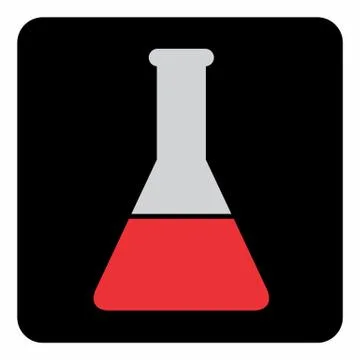 Lab flask icon Stock Illustration