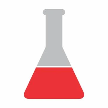 Lab flask icon Stock Illustration