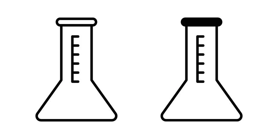 Lab flask icon or illustration vector symbols Stock Illustration