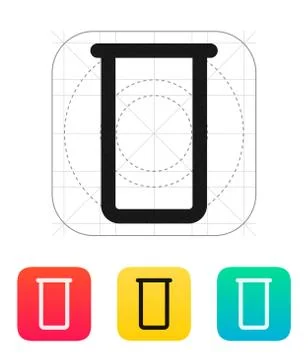 Lab flask icon. Vector illustration. Stock Illustration
