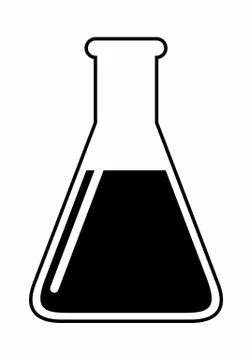 A lab flask Stock Illustration