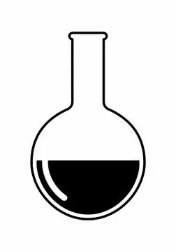 A lab flask Stock Illustration