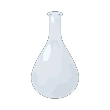 Lab flask illustration Stock Illustration