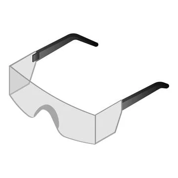 Lab glasses icon, isometric style イラスト素材