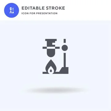 Lab icon vector, filled flat sign, solid pictogram isolated on white, logo il Stock Illustration