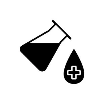 Lab icon. vector illustration isolated on white background. Medical substance 스톡 일러스트