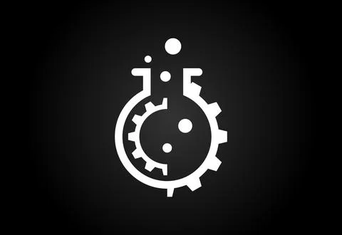 Lab logo template vector design, Lab logo science Stock Illustration