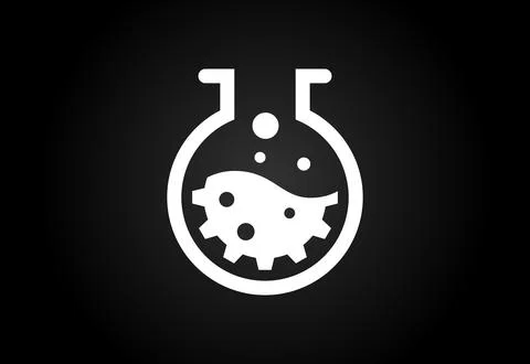 Lab logo template vector design, Lab logo science Stock Illustration