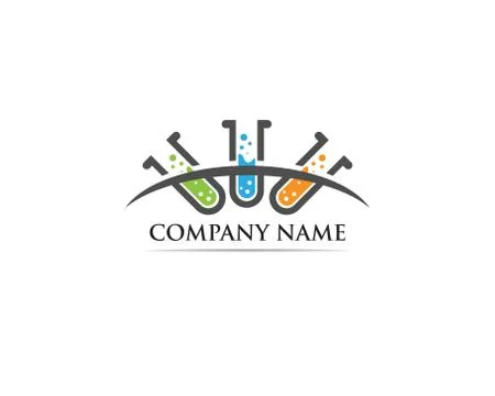 Lab logo vector icon template illustration icons Stock Illustration