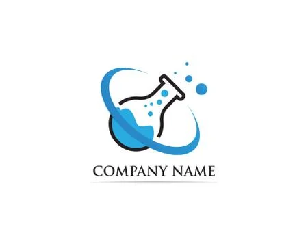 Lab logo vector icon template illustration icons Stock Illustration