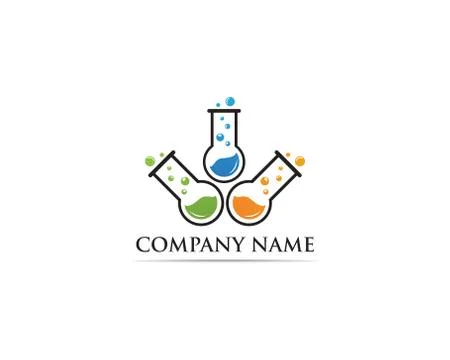 Lab logo vector icon template illustration icons イラスト素材