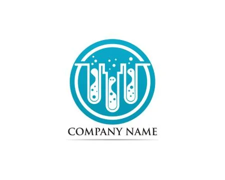 Lab logo vector icon template illustration icons Stock Illustration