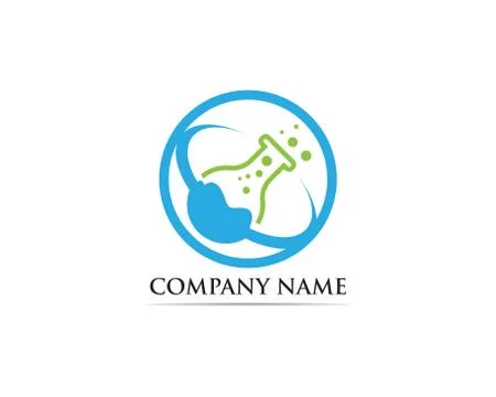Lab logo vector icon template illustration icons Stock Illustration