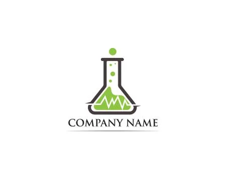 Lab logo vector icon template illustration イラスト素材