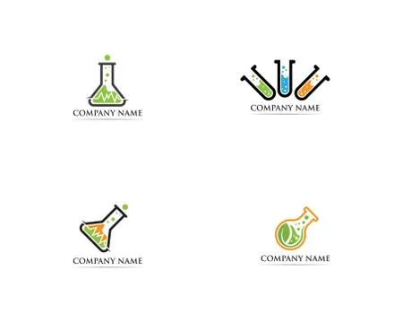 Lab logo vector icon template illustration 스톡 일러스트