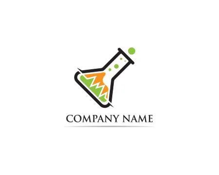 Lab logo vector icon template illustration 스톡 일러스트