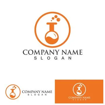Lab logo vector icon template illustration icons Stock Illustration