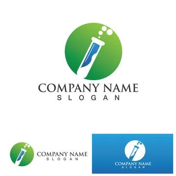 Lab logo vector icon template illustration icons Stock Illustration