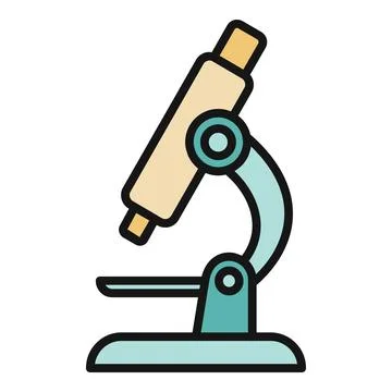 Lab microscope equipment exploring science and biology research 스톡 일러스트